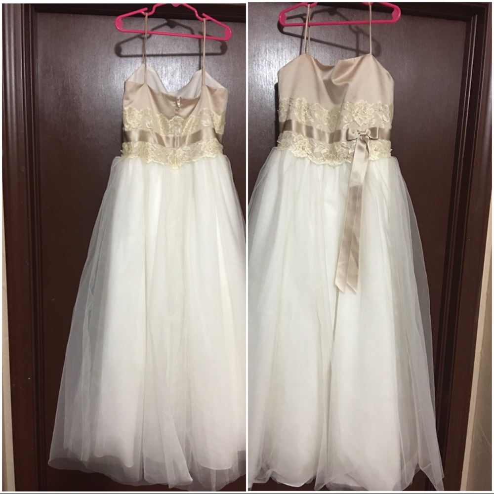 David’s Bridal Jr. Bridesmaid Dress
